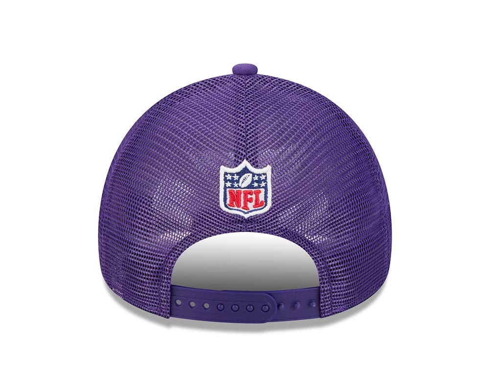 New Era Minnesota Vikings Sideline 2024 9Forty A Frame Trucker Snapback Casquette