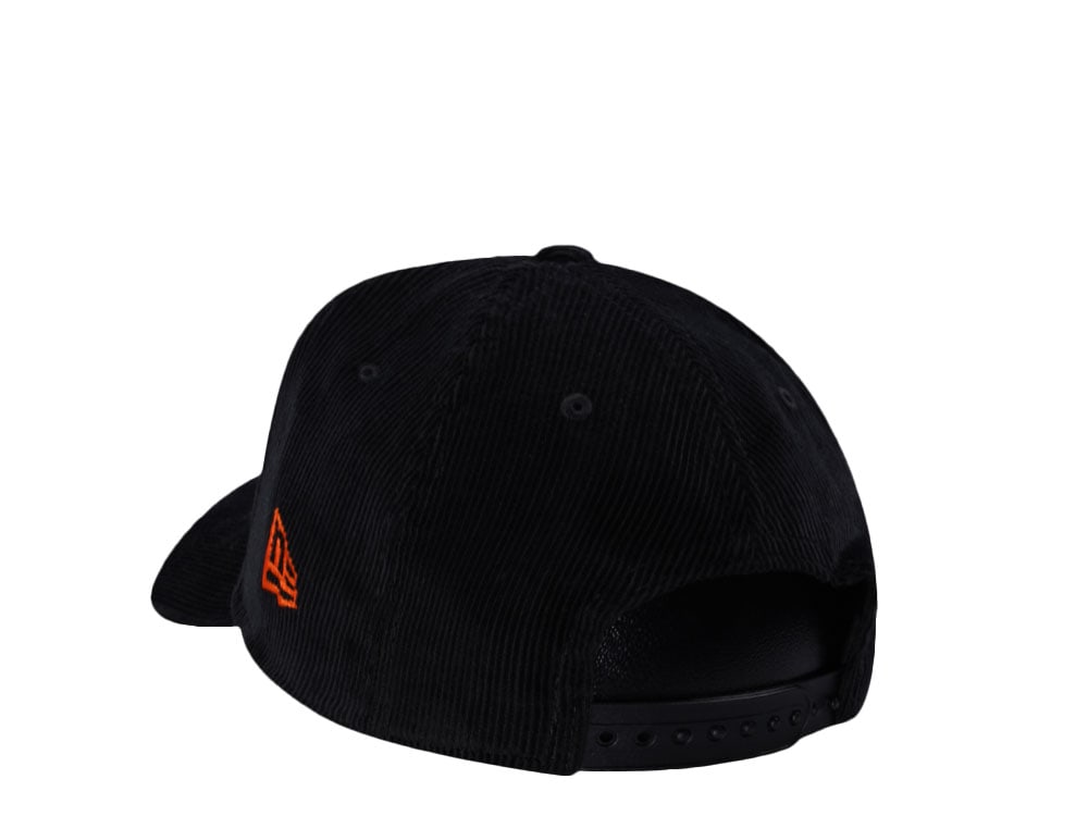 New Era San Francisco Giants All Star Game 1984 Black Throwback Corduroy Edition 9Forty A Frame Snapback Casquette