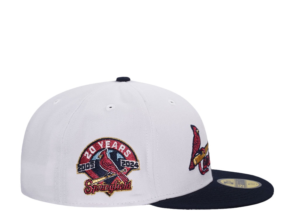 New Era Springfield Cardinals 20 Years Metallic Throwback Two Tone Edition 59Fifty Fitted Casquette