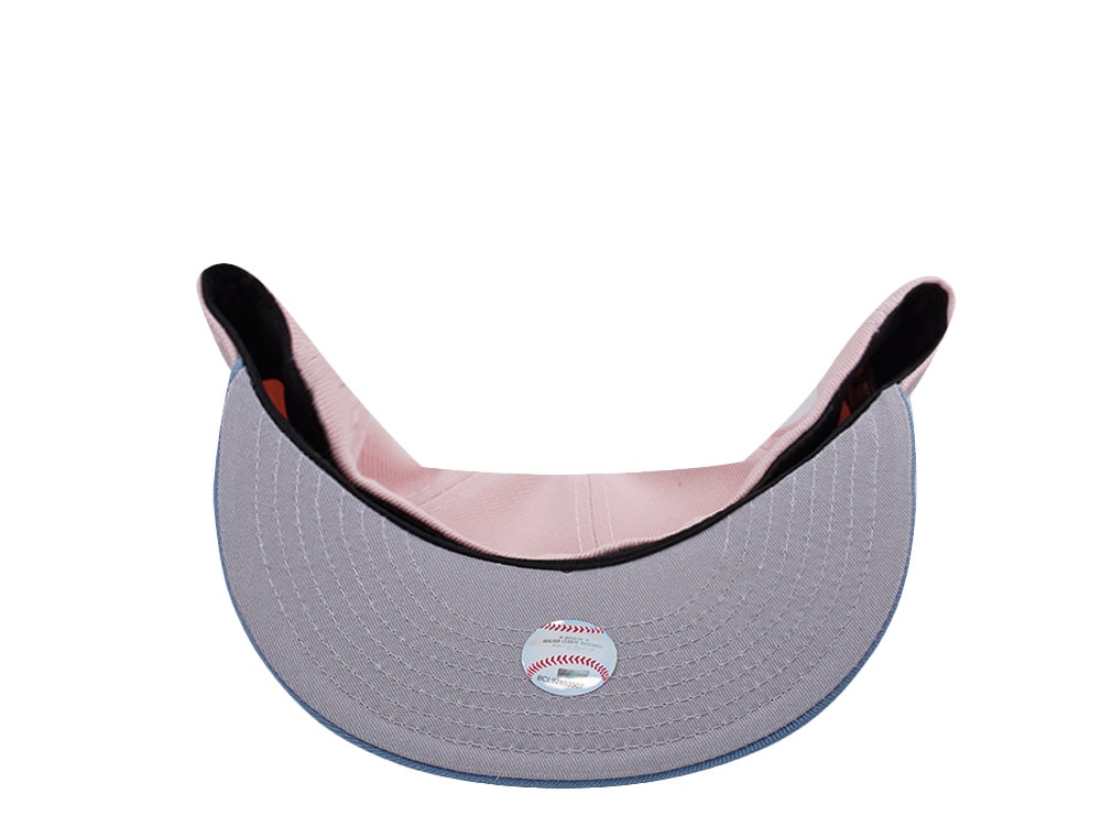 New Era New York Yankees World Series 1999 Pink Rouge Two Tone Edition 59Fifty Fitted Casquette