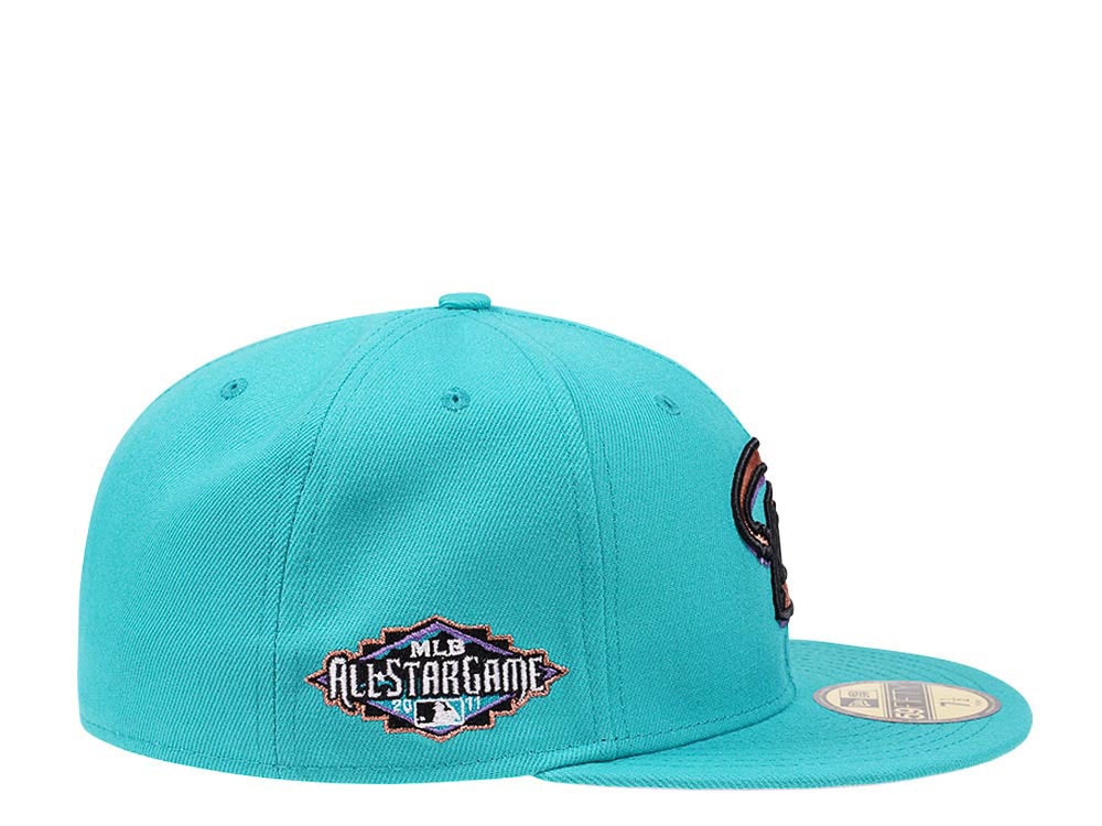 New Era Arizona Diamondbacks All Star Game 2011 Bubble Gum Edition 59Fifty Fitted Casquette