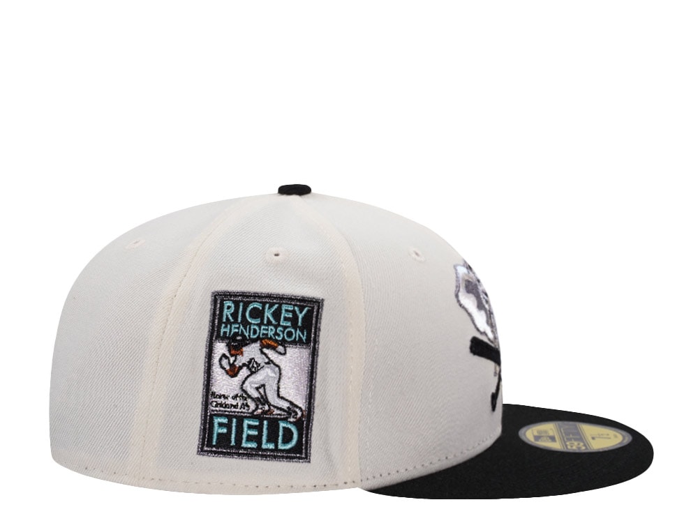 New Era Oakland Athletics Rickey Henderson Chrome Two Tone Edition 59Fifty Fitted Casquette
