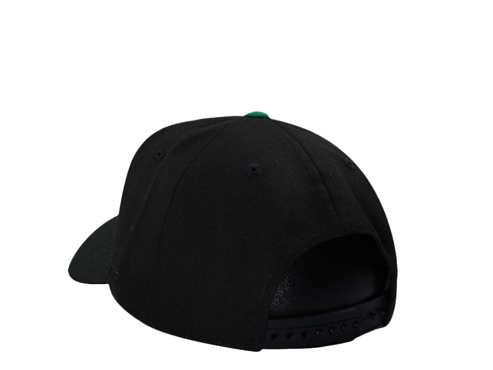 New Era Boston Celtics Black Throwback Edition 9Forty A Frame Snapback Casquette