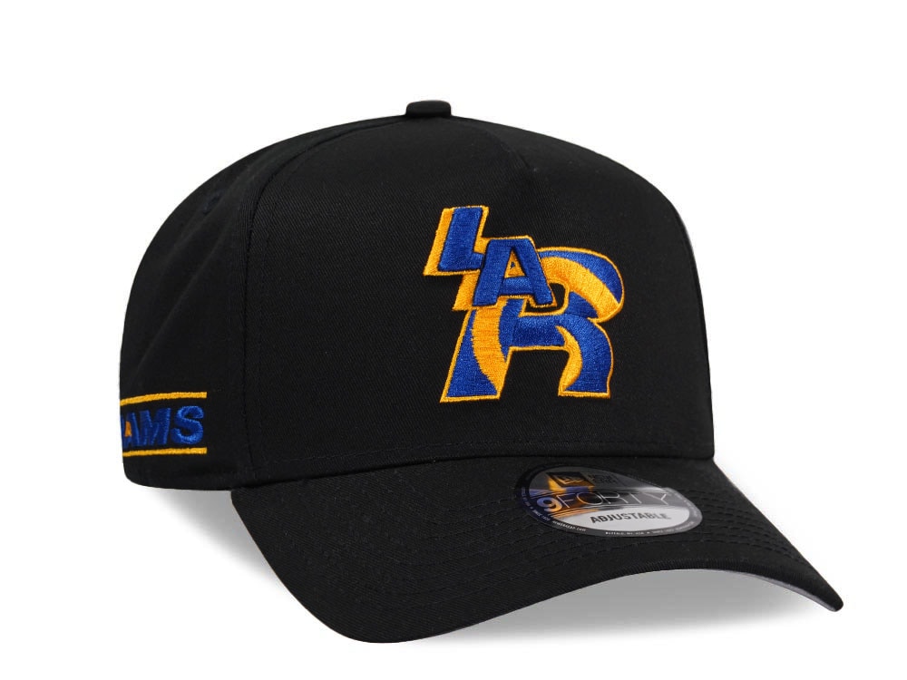 New Era Los Angeles Rams City Originals Black 9Forty A Frame Snapback Casquette