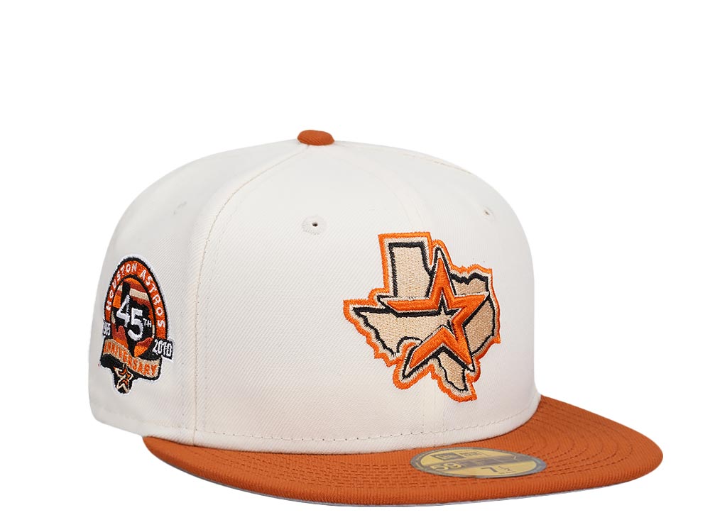 New Era Houston Astros 45th Anniversary Chrome Rusty Two Tone Edition 59Fifty Fitted Casquette