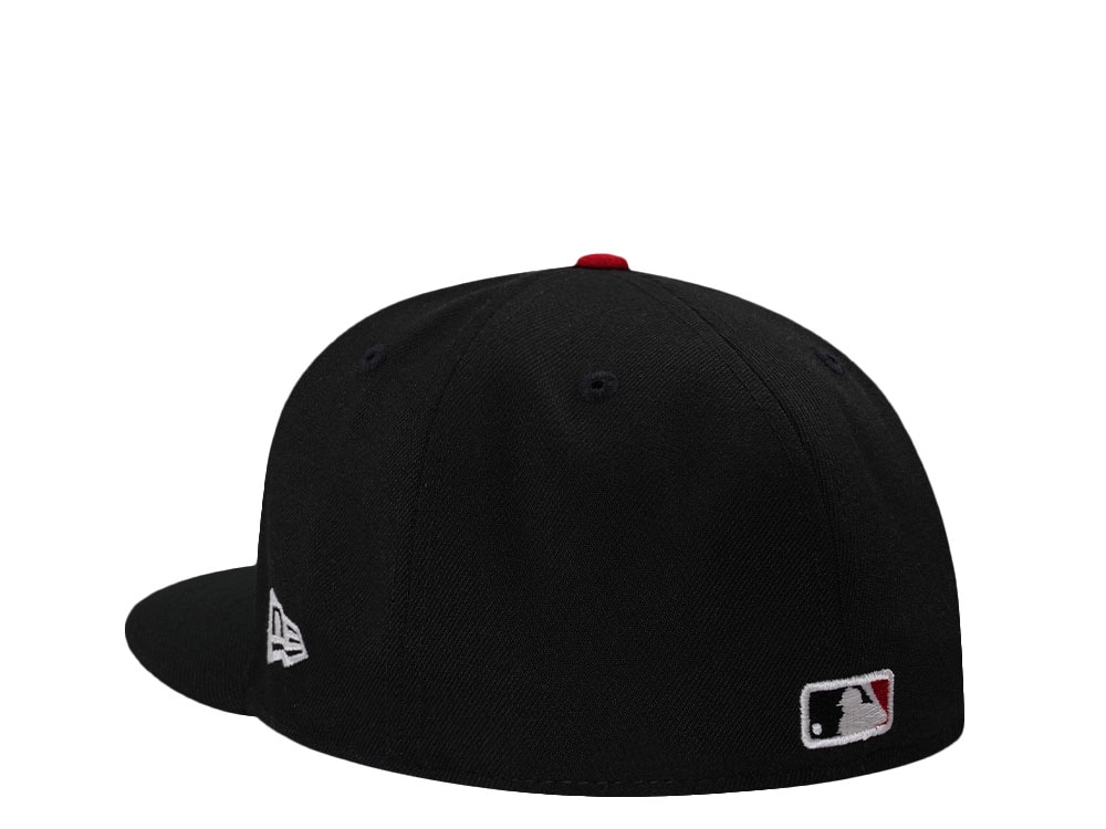 New Era Cincinnati Reds Skull Black Glow Prime Edition 59Fifty Fitted Casquette
