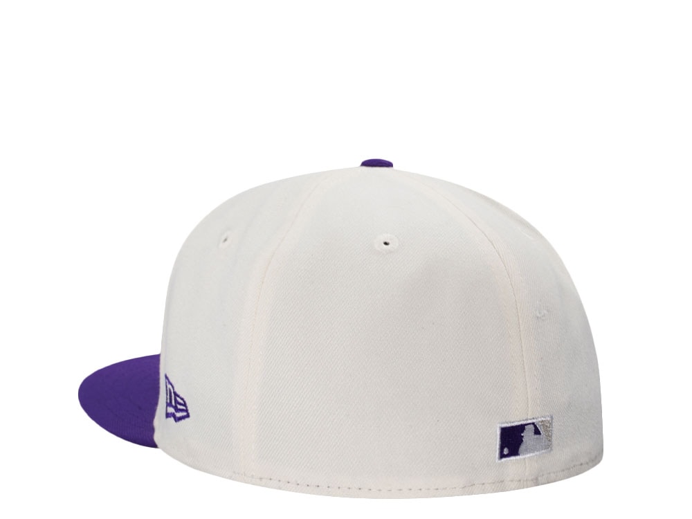 New Era Colorado Rockies 25th Anniversary Bricks Chrome Two Tone Edition 59Fifty Fitted Casquette