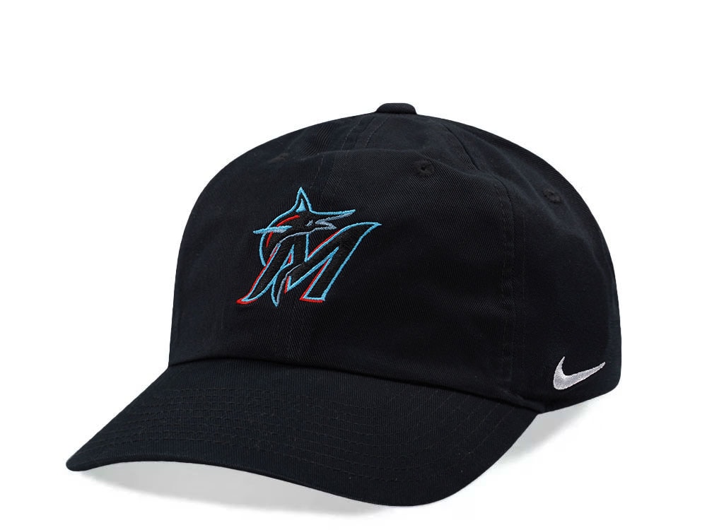 Nike Miami Marlins Club Black Edition Strapback Casquette