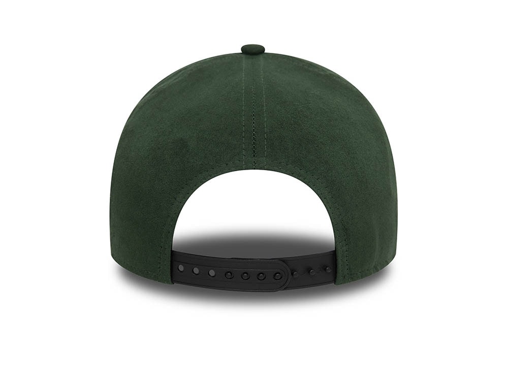 New Era Los Angeles Dodgers Faux Suede Edition Green 9Forty A Frame Snapback Casquette