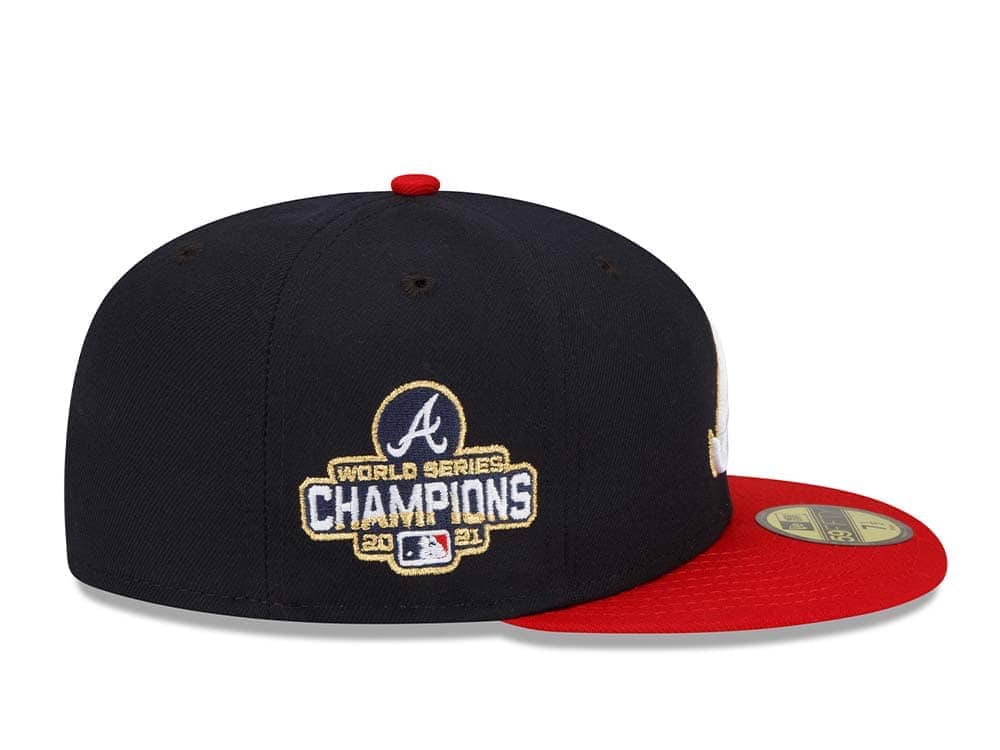 New Era Atlanta Braves World Series Champions 2021 59Fifty Fitted Casquette