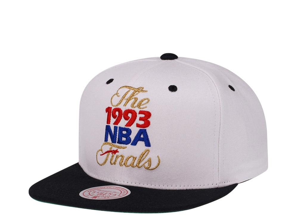 Mitchell & Ness NBA Finals 1993 White Classic Snapback Casquette
