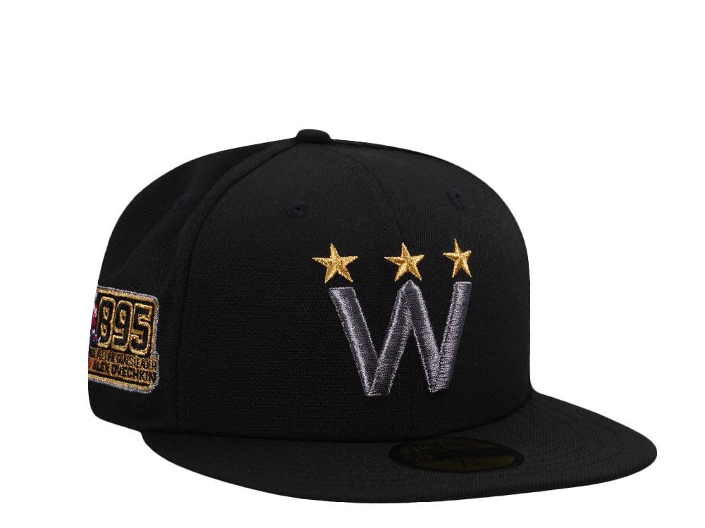 New Era Washington Capitals All Time Goals Leader Liquid Titanium Edition 59Fifty Fitted Casquette