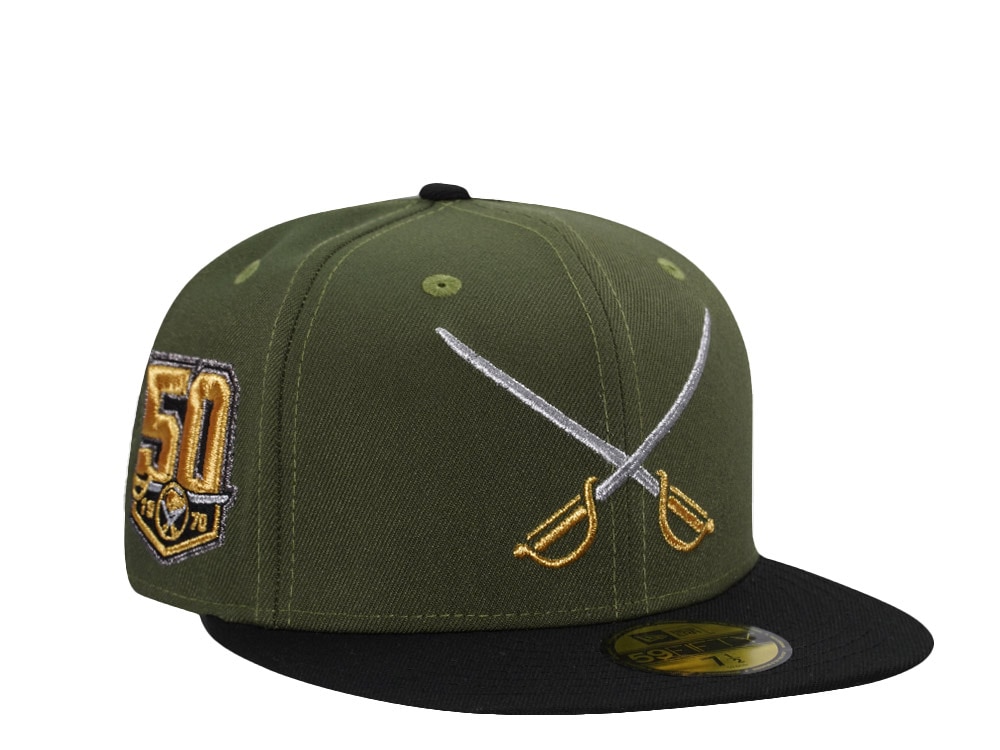 New Era Buffalo Sabres 50th Anniversary Rifle Green Two Tone Edition 59Fifty Fitted Casquette