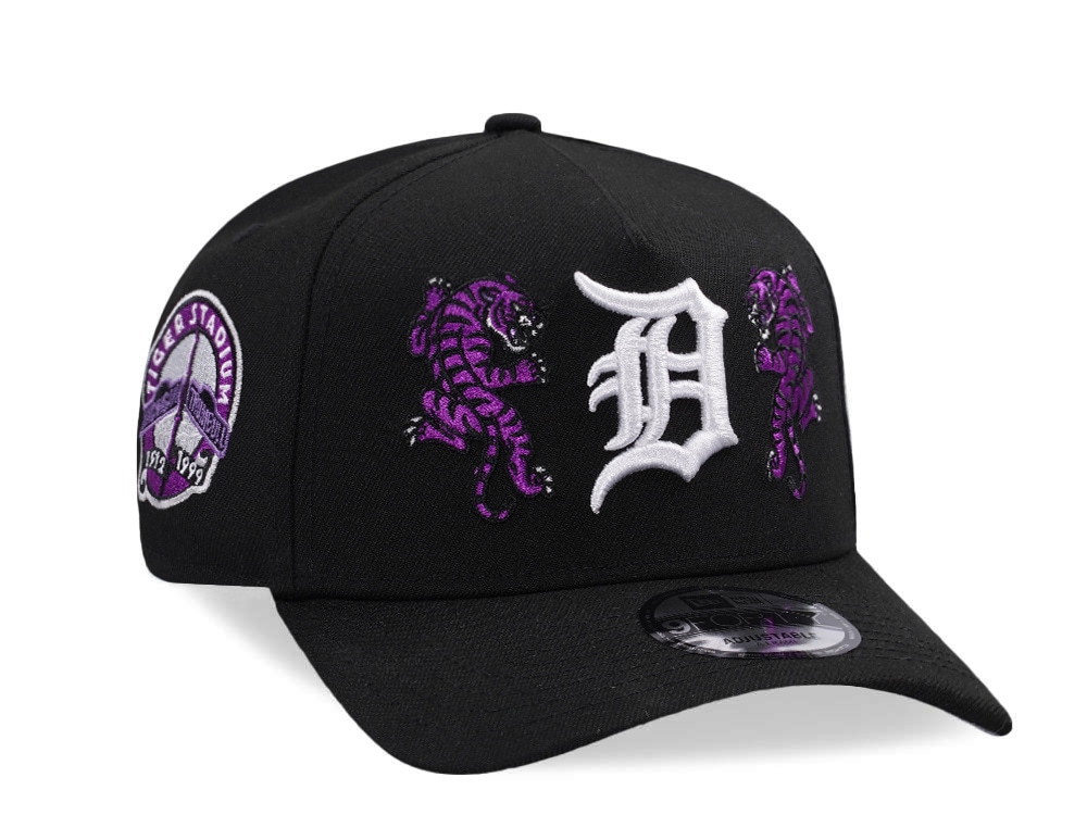 New Era Detroit Tigers Stadium Tiger Black Prime Edition 9Forty A Frame Snapback Casquette