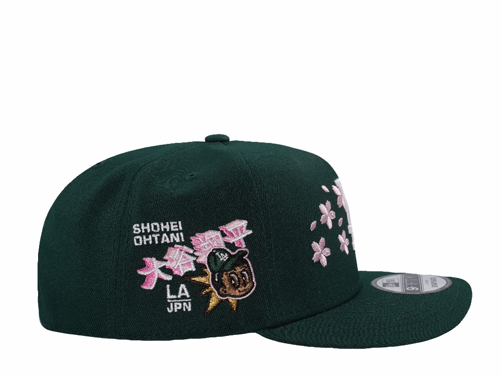 New Era Los Angeles Dodgers Ohtani Sakura Dark Green Edition 9Fifty A Frame Snapback Casquette