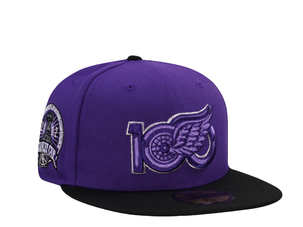 New Era Detroit Red Wings Stanley Cup Final 2002 Purple Two Tone Edition 59Fifty Fitted Casquette