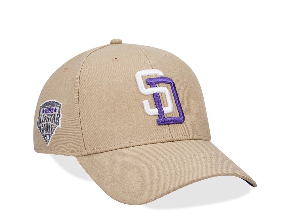 47Brand San Diego Padres All Star Game 1992 Khaki Sure Shot MVP Snapback Casquette