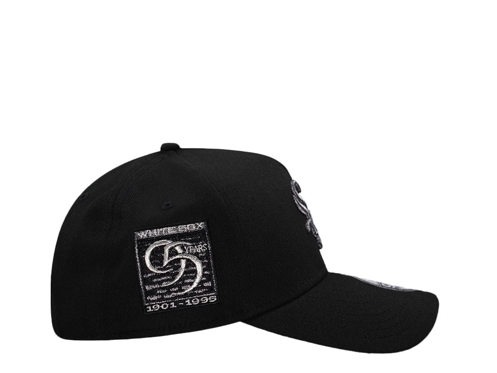 New Era Chicago White Sox 95th Anniversary Black Edition  9Forty A Frame Snapback Casquette