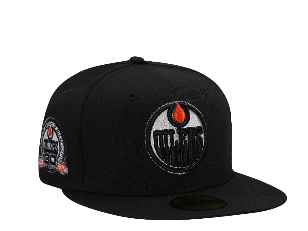New Era Edmonton Oilers 30th Anniversary Metallic Prime Edition 59Fifty Fitted Casquette