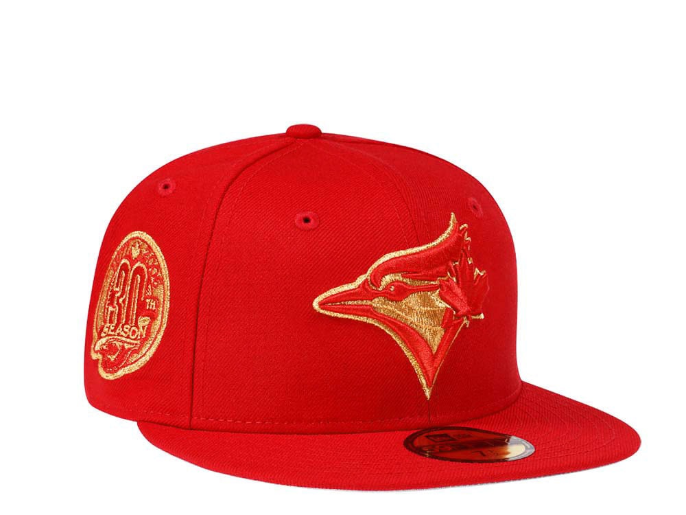 New Era Toronto Blue Jays 30th Season Scarlet Gold Edition 59Fifty Fitted Casquette