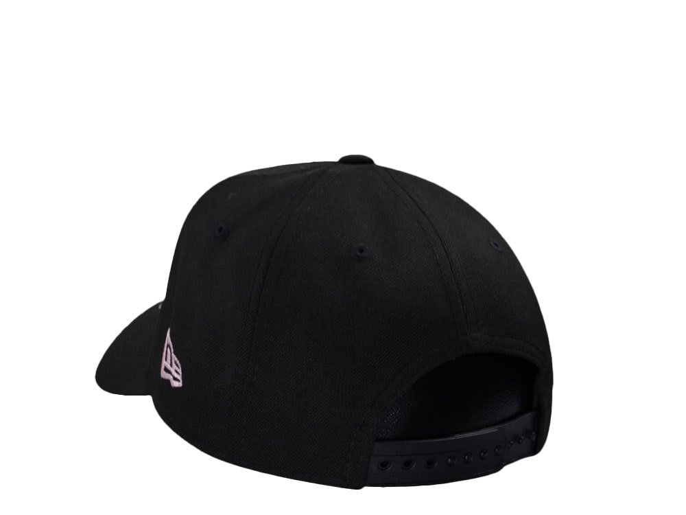 New Era Los Angeles Dodgers Tokyo Series Cherry Blossom Black Pink Edition 9Forty A Frame Snapback Casquette