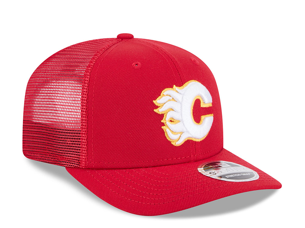 New Era Calgary Flames Red Edition 9Seventy Trucker Snapback Casquette