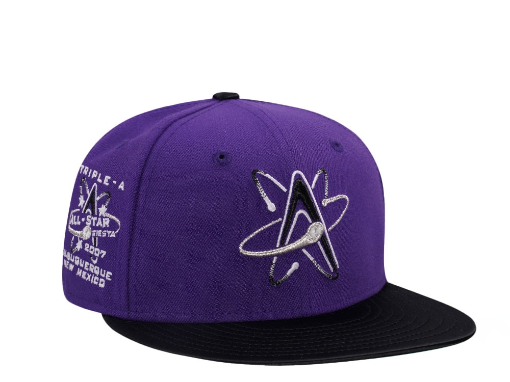 New Era Albuquerque Isotopes All Star Game 2007 Glow Satin Brim Edition 59Fifty Fitted Casquette