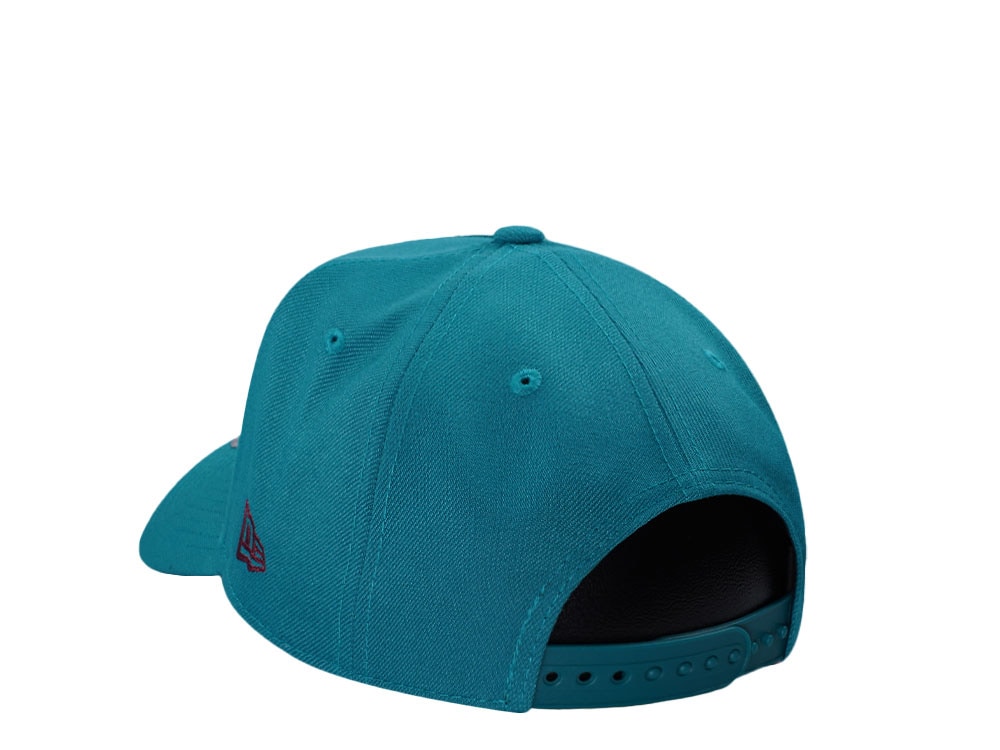 New Era Anaheim Ducks 10th Anniversary Teal Prime Edition 9Forty A Frame Snapback Casquette