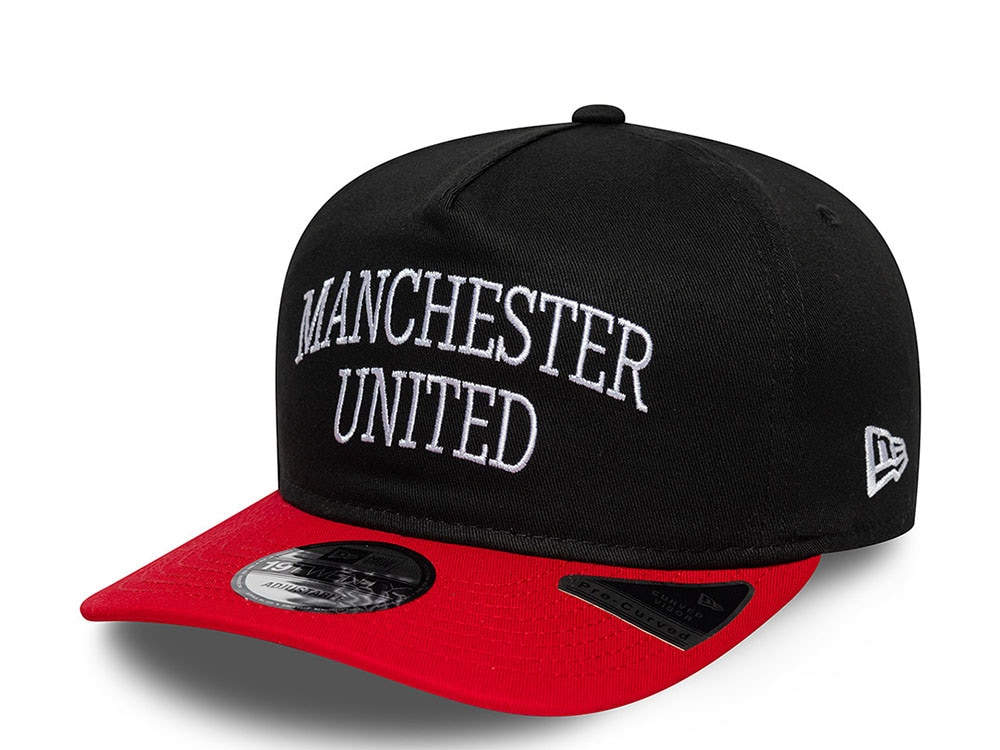 New Era Manchester United Fc Black Two Tone Edition 19Twenty Snapback Casquette