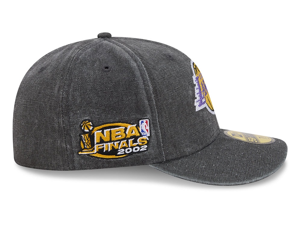 New Era Los Angeles Lakers NBA Finals 2002 HWC Charcoal Edition 59Fifty Fitted Casquette
