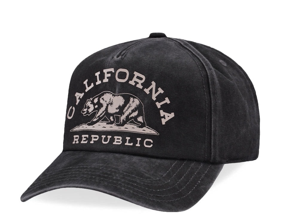American Needle California Walker Black Snapback Casquette