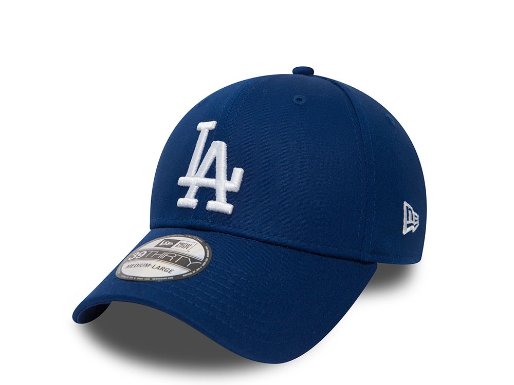 New Era Los Angeles Dodgers League Basic Blue Stretch Fit 39Thirty Casquette