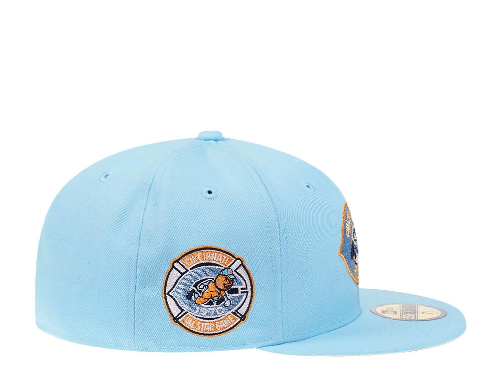 New Era Cincinnati Reds All Star Game 1970 Frozen Mango Edition 59Fifty Fitted Casquette