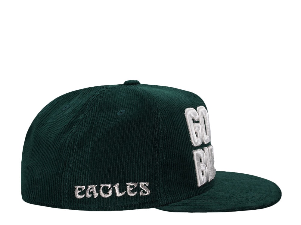 New Era Philadelphia Eagles Go Birds Corduroy Throwback Edition 59Fifty A Frame Fitted Casquette