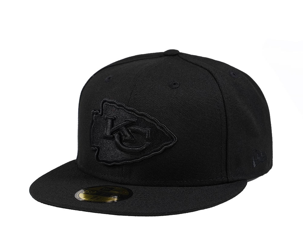 New Era Kansas City Chiefs Black on Black Edition 59Fifty Fitted Casquette