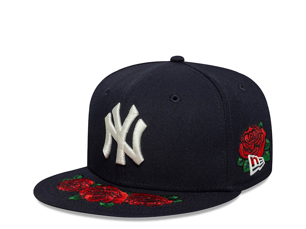New Era New York Yankees Inaugural Season 2009 Floral Navy Prime Edition 59Fifty Fitted Casquette