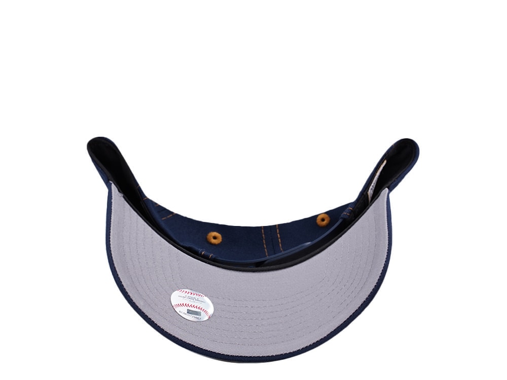 New Era Texas Rangers 40th Anniversary Cow Ocean Blue Prime Edition 9Forty A Frame Snapback Casquette