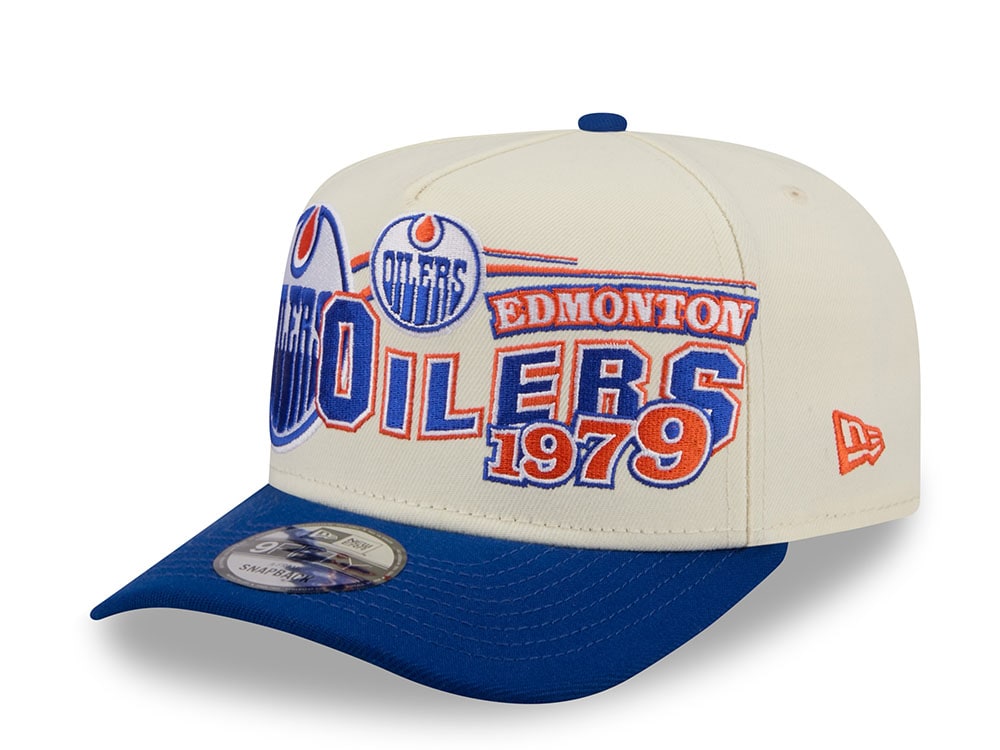 New Era Edmonton Oilers Classic Logo Two Tone Edition 9Fifty A Frame Snapback Casquette