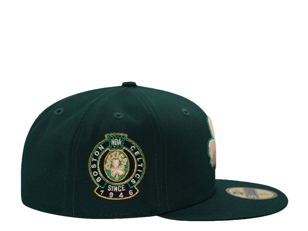 New Era Boston Celtics 80th Anniversary Dark Green Prime Edition 59Fifty Fitted Casquette