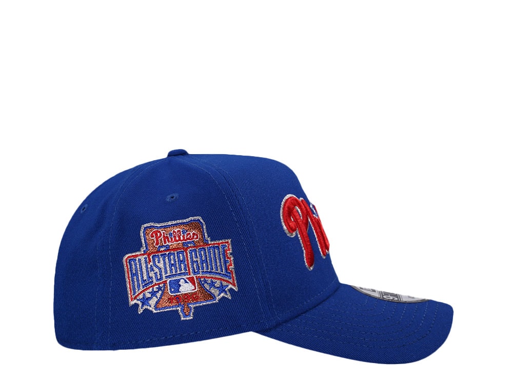 New Era Philadelphia Phillies All Star Game 1996 Royal Metallic 9Forty A Frame Snapback Casquette