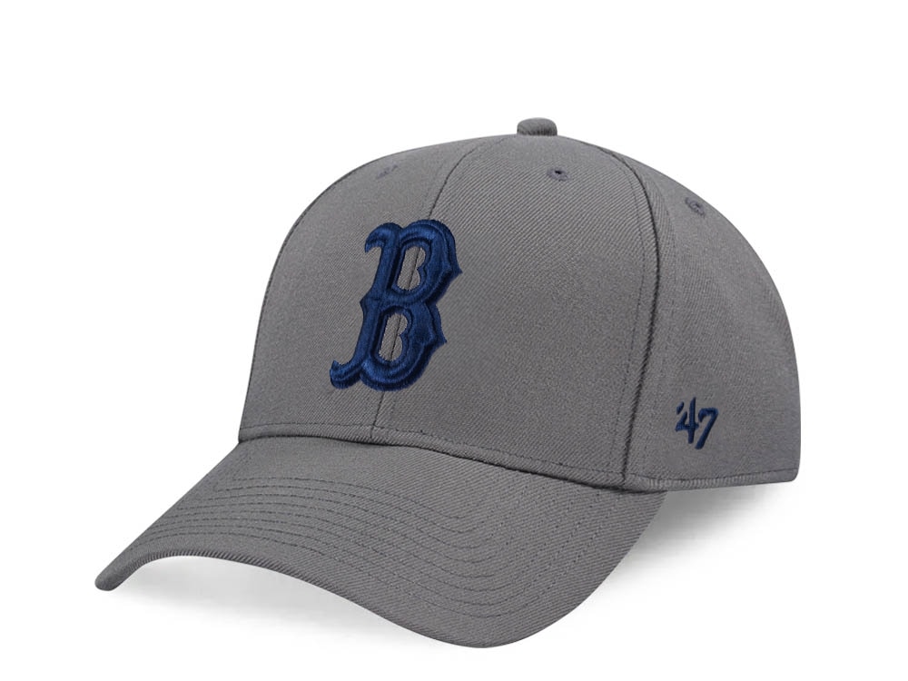 47Brand Boston Red Sox Dark Gray MVP Snapback Casquette