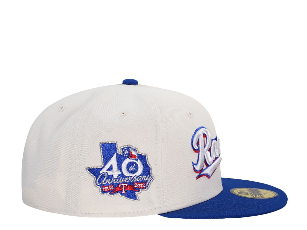 New Era Texas Rangers 40th Anniversary Chrome Color Flip Two Tone Edition 59Fifty Fitted Casquette