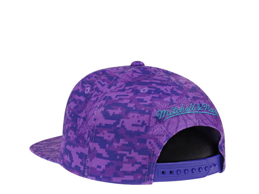 Mitchell & Ness Utah Jazz NBA Team Digi Camo Hardwood Classic Snapback Casquette