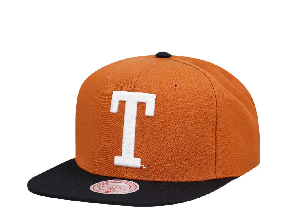 Mitchell & Ness University of Texas Team Two Tone 2.0 Snapback Casquette