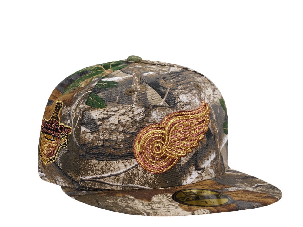 New Era Detroit Red Wings Stanley Cup 2008 Metallic Realtree Prime Edition 59Fifty Fitted Casquette
