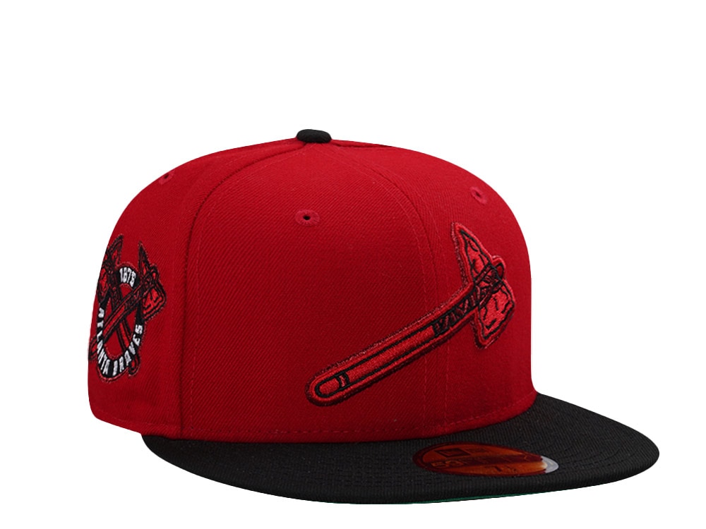 New Era Atlanta Braves 20th Anniversary Red Two Tone Edition 59Fifty Fitted Casquette