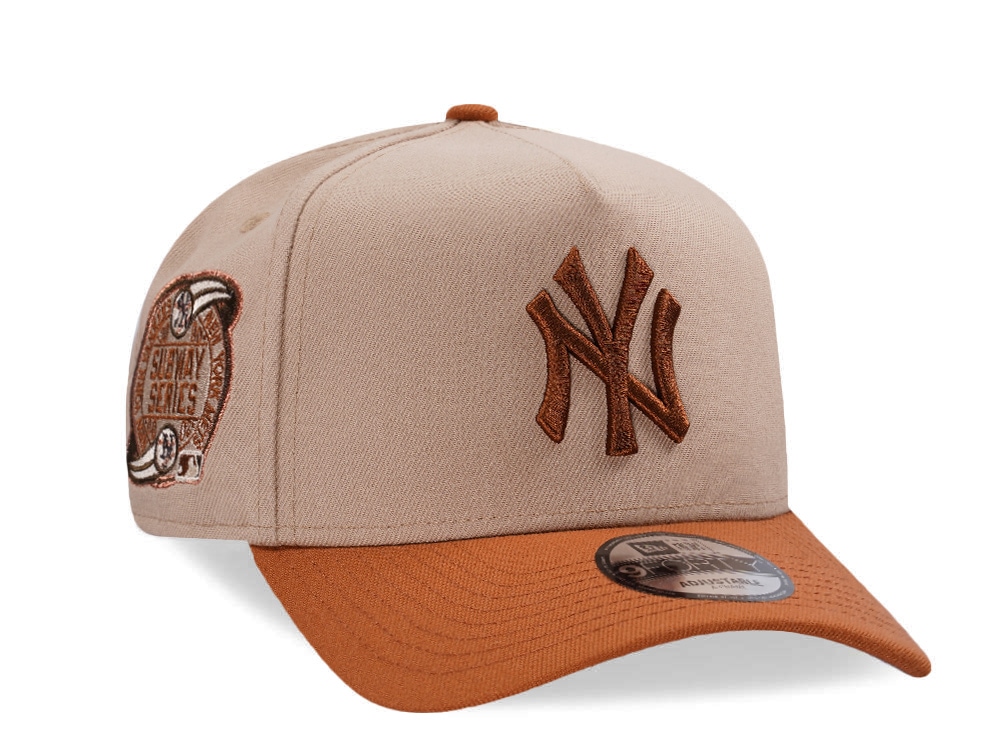 New Era New York Yankees World Series 2000 Pumpkin Spice Edition 9Forty A Frame Snapback Casquette