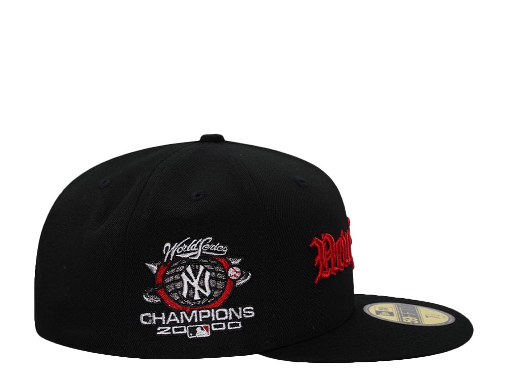 New Era New York Yankees World Series Champions 2000 Black Prime Edition 59Fifty Fitted Casquette