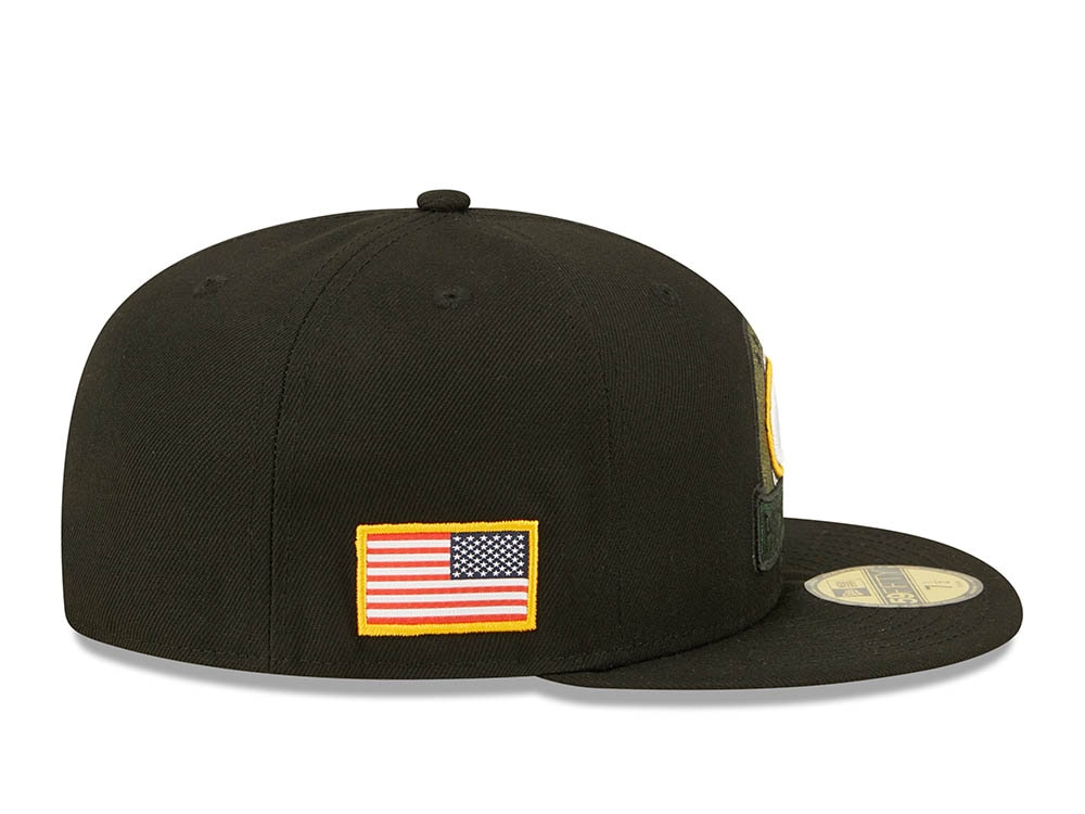 New Era Green Bay Packers Salute to Service 2022 Fitted 59Fifty Casquette