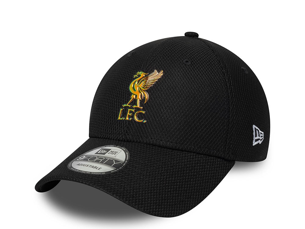 New Era Liverpool Fc Iridescent Logo Black Prime Edition 9Forty Adjustable Casquette